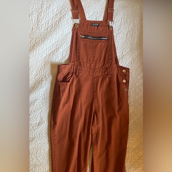 Wild Fable Rust Overalls - Picture 2 of 6